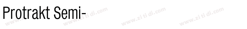 Protrakt Semi字体转换 Protrakt Semi字体转换